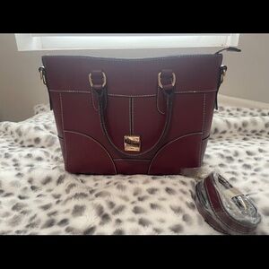 NWOT Dooney & Bourke Saffiano Mila tote